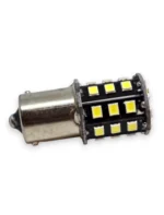 Світлодіодна лампа з цоколем 1156 33 SMD 2835 24V Біла зі зміщеним кріпленням - Зображення 3