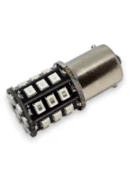 Світлодіодна лампа з цоколем 1156 BA15s P21W 33 SMD 2835 12V Червона - Зображення 4