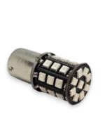 Світлодіодна лампа з цоколем 1156 BA15s P21W 33 SMD 2835 12V Червона - Зображення 2