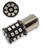 Світлодіодна лампа з цоколем 1156 BA15s P21W 33 SMD 2835 12V Червона