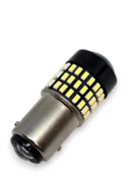 Світлодіодна лампа з цоколем 1157 BAY15d P21/5W 78 SMD 3014 12V Біла з лінзою і драйвером - Зображення 2