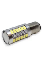 Світлодіодна лампа з цоколем 1157 BAY15d P21/5W 33SMD 5630 12V Біла з драйвером - Зображення 3