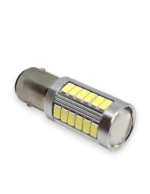 Світлодіодна лампа з цоколем 1157 BAY15d P21/5W 33SMD 5630 12V Біла з драйвером - Зображення 7