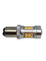 Світлодіодна лампа з цоколем 1157 BA15d P21/5W 28SMD 2835 12V Біла Жовта - Зображення 2