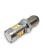 Світлодіодна лампа з цоколем 1157 BA15d P21/5W 28SMD 2835 12V Біла Жовта - Зображення 7