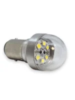 Світлодіодна лампа з цоколем 1157 BA15d P21/5W 6SMD 2835 12-24V 6W Біла зроблено в УКРАЇНІ! - Зображення 2