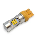 Світлодіодна лампа 7443 21SMD 2835 драйвер 12V з драйвером Жовта