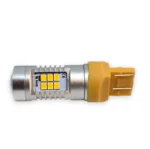 Світлодіодна лампа 7443 21SMD 2835 драйвер 12V з драйвером Жовта - Зображення 4