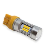 Світлодіодна лампа 7443 21SMD 2835 драйвер 12V з драйвером Жовта - Зображення 2