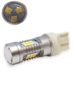 Світлодіодна лампа 7443 T20 W21/5W W3x16q 21SMD 2835 драйвер 12 V з драйвером Біла