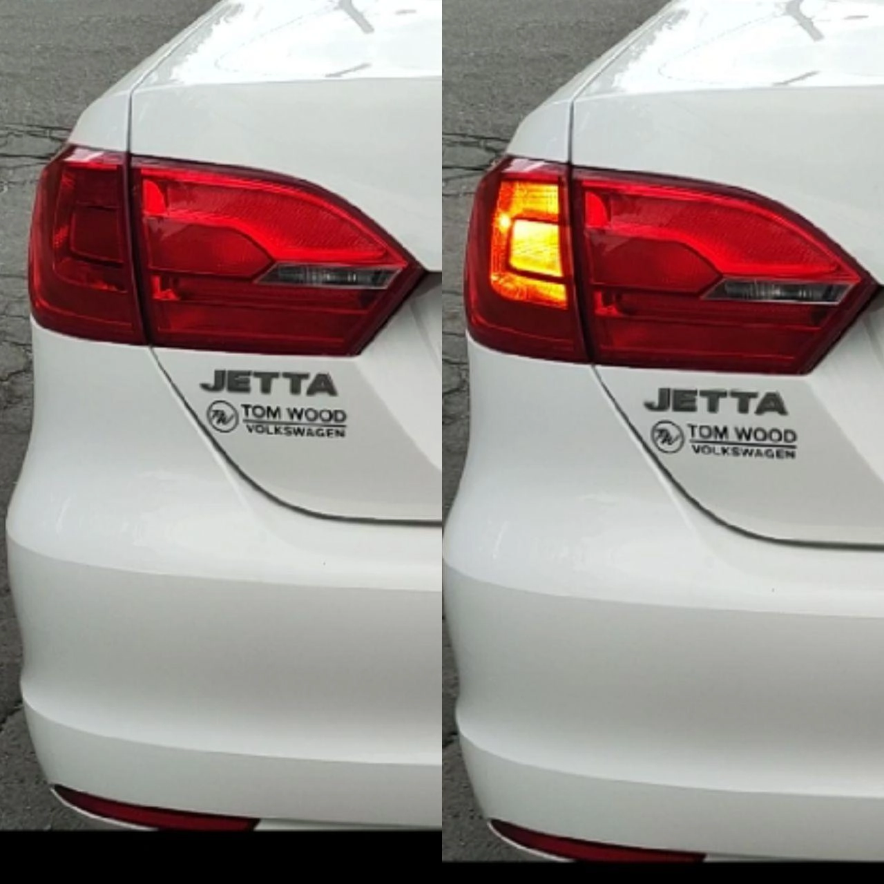 6622048843_zhovti-povoroti-v Жовті повороти в червоному ліхтарі Volkswagen 1156 BA15s P21W 80W CREE Жовта canbus для сертифікації - Зображення 1