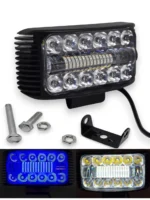 Світлодіодна додаткова фара Led Балка 10-85V 30W 48LED  Білий Синій Ближнє + Дальне світло