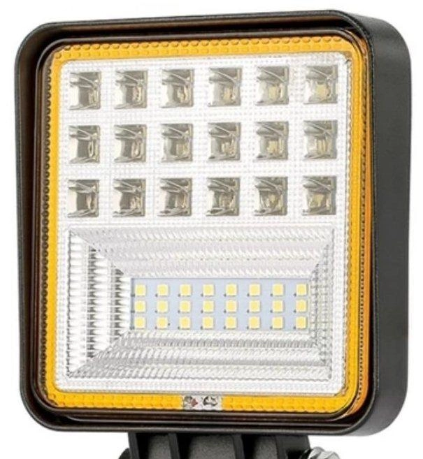 2289723698_svetodiodnaya-balka-126w Светодиодная балка (фара) K4024F-D 10,5*10,5см - Зображення 1