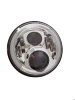 Світлодіодна фара 7 дюймів З ДХВ і поворот (2101, НИВА, JEEP, MERCEDES, TOYOTA) Хром - Зображення 3