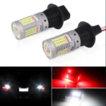 Світлодіодна лампа 7440 T20 W21 W3x16q 119SMD 2016 обманка 12V Біла Червона (Двоколірна) - Зображення 4