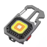 Ліхтарик акумуляторний кишеньковий 7 режимів роботи, карабін, викрутки, водонепроникний з магнітом - Зображення 4