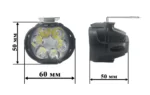 Світлодіодні фари Moto LED 6 Lens Mini 10W для мотоцикла, мопеда, скутера, Білий комплект - Зображення 2