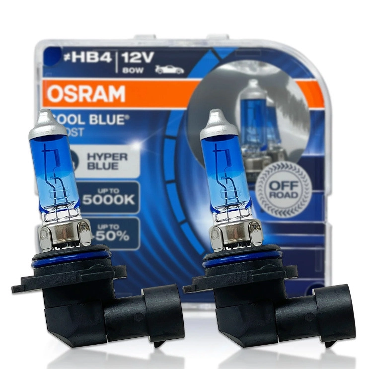 5846423195_galogenna-avtolampa-osram Галогенна автолампа Osram HB4 Cool Blue Boost 69006CBB HCB 80W 12V - Зображення 1