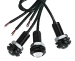 Орлине око врізні Led ДХО БІЛЄ світло 18мм 12V Метал - Зображення 4