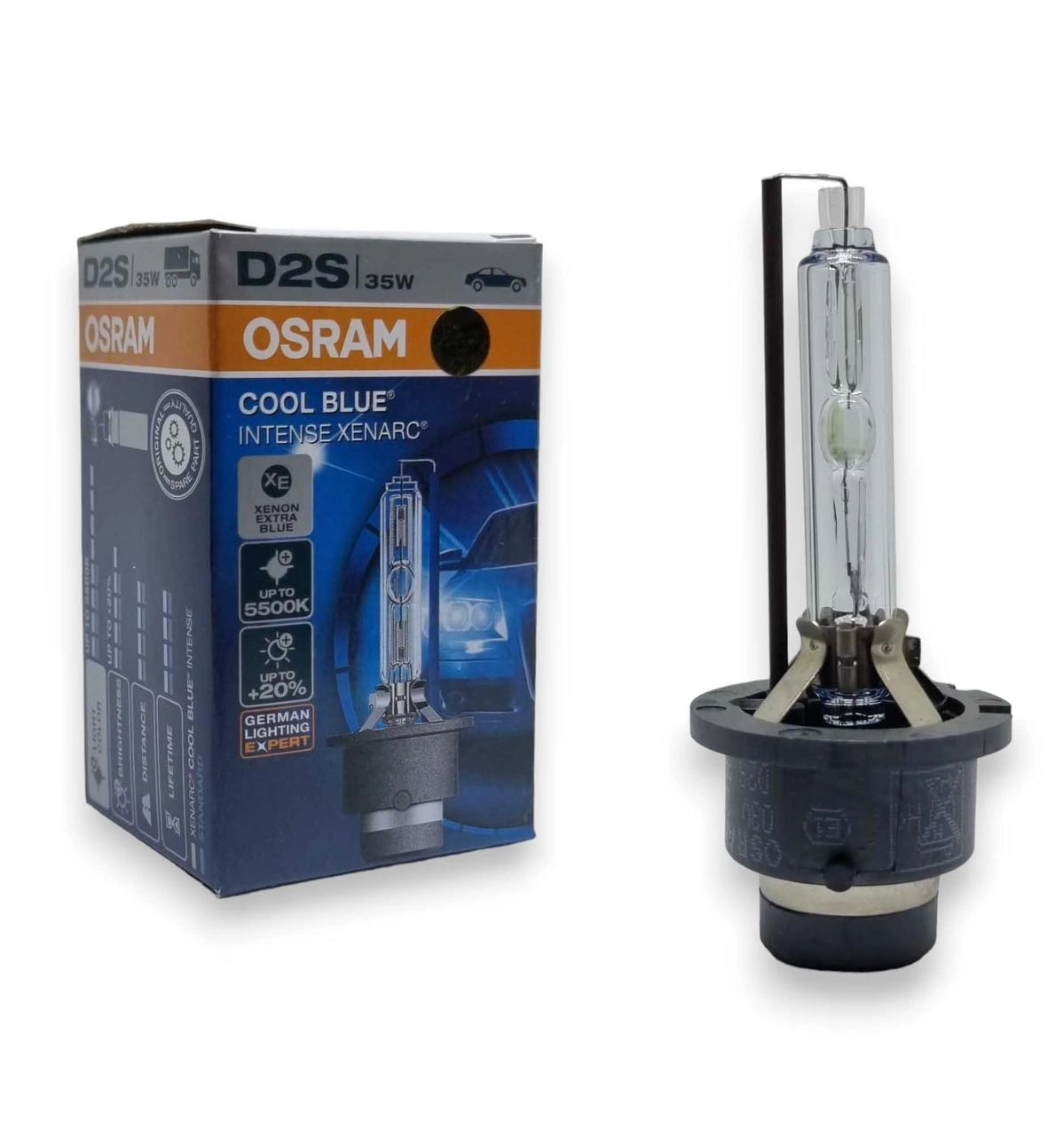 5857256005_ksenonova-lampa-osram Ксенонова лампа Osram D2S Xenarc Cool Blue Intense 66240CBI 5000K - Зображення 1
