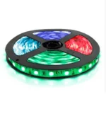 Світлодіодна стрічка 12V 60 SMD 5050 RGB герметична, відрізна 1 метр - Зображення 2