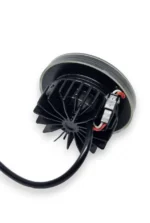 Світлодіодна додаткова протитуманна балка, фара Led дальнє світло кругла 9*5см з ангельським оком 80W - Зображення 4