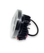 Світлодіодна додаткова протитуманна балка, фара Led дальнє світло кругла 9*5см з ангельським оком 80W - Зображення 2