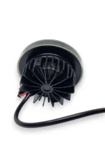 Світлодіодна додаткова протитуманна балка, фара Led дальнє світло кругла 9*5см з ангельським оком 80W - Зображення 3