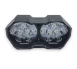 Світлодіодна фара Moto 18 LED 30W подвійна овальна для мотоцикла, мопеда, скутера. Біле світло - Зображення 3