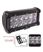 Світлодіодна додаткова протитуманна балка, фара Led 5D ближнє світло 9-32V 36W 165*80мм