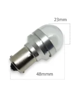 Світлодіодна лампа із цоколем 1156 BA15s P21W 9SMD 3030 12-24V Біла 9W Зроблено в УКРАЇНІ! - Зображення 2