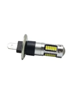 Світлодіодна лампа з цоколем Н1 30SMD 4014 12V з лінзою, обманкою та драйвером Біла - Зображення 2