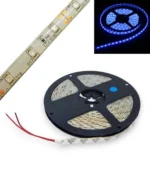 Світлодіодна стрічка 60 SMD на метр 3528 12V Синє світло 1 метр відрізна самоклеюча в силіконі - Зображення 3