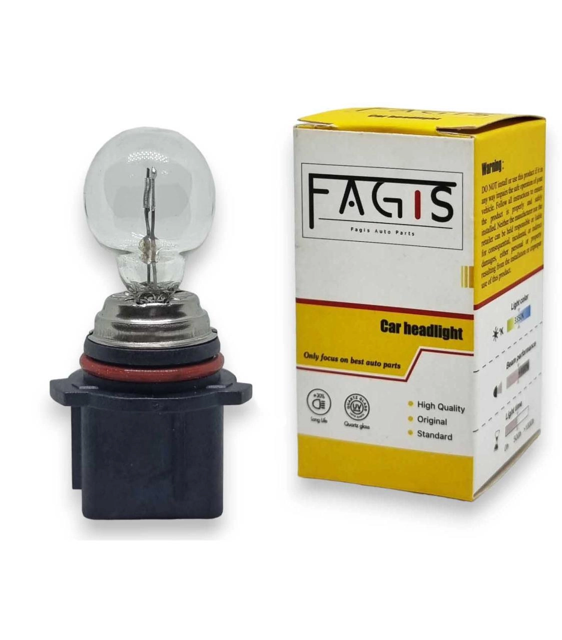 6019230777_galogenova-lampa-z Галогенова лампа з цоколем P13W FAGIS 12V 13W - Зображення 1