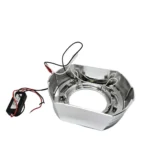 Маска для лінз 3.0" дюйма (76 мм) стиль BMW led Sport з ангельскими глазками - Зображення 3