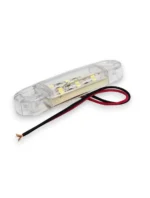 Світлодіодний габаритний ліхтар 9 SMD Білий 88x25x14mm 1шт. - Зображення 2