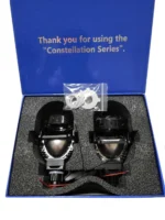 Комплект універсальних біксенонових BI-LED лінз 3 дюйми внутрішня з вентилятором GUANGFUDE K7 PRO - Зображення 9