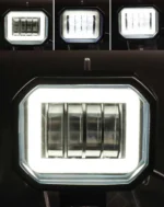 Світлодіодна протитуманна балка (додаткова фара) 4 Led із СТГ 60W 12-30V з ангельським оком ДХВ - Зображення 9