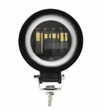 Світлодіодна протитуманна балка (додаткова фара) 4 Led із СТГ 60W 12-30V з ангельським оком ДХВ - Зображення 2