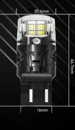 Світлодіодна лампа з цоколем 3156 P27W T25 16SMD 12V 1500Lm Біле світло - Зображення 7