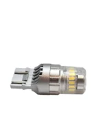 Світлодіодна лампа 7443 T20 W21/5W W3x16q 18SMD 3014 + 5SMD 3030 10-30V Біла - Зображення 4