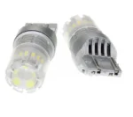 Світлодіодна лампа 7443 T20 W21/5W W3x16q 18SMD 3014 + 5SMD 3030 10-30V Біла - Зображення 5