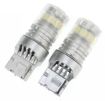 Світлодіодна лампа 7443 T20 W21/5W W3x16q 18SMD 3014 + 5SMD 3030 10-30V Біла - Зображення 7