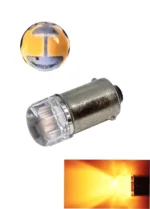 Світлодіодна лампа T4W BA9S 2SMD 2835 Жовта 12V