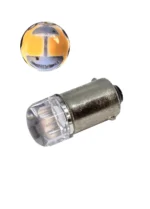 Світлодіодна лампа T4W BA9S 2SMD 2835 Жовта 12V - Зображення 6