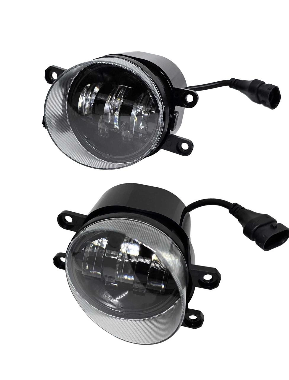 6072691298_svitlodiodni-protitumanni-fari Світлодіодні протитуманні фари Led для Toyota Lexus Camry Corolla RAV4 Venza 5 лінз 50W - Зображення 1