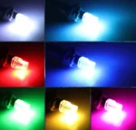 Світлодіодні лами RGB Габарити RGB Led W5W T10 різнокольорові стробоскопи 12V - Зображення 7