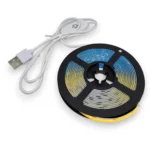 Світлодіодна стрічка COB 5V LED USB світильник з вимикачем та регулюванням яскравості 3 метра Теплий Білий