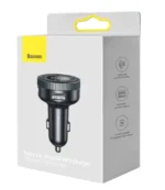 ФМ-модулятор FM трансмітер  Baseus Enjoy Car Wireless MP3 Charger (CCLH-01) Black - Зображення 4