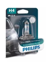 Галогенна автолампа PHILIPS H4  X-treme Vision 12342XVРВ1 12V 60/55W +150%